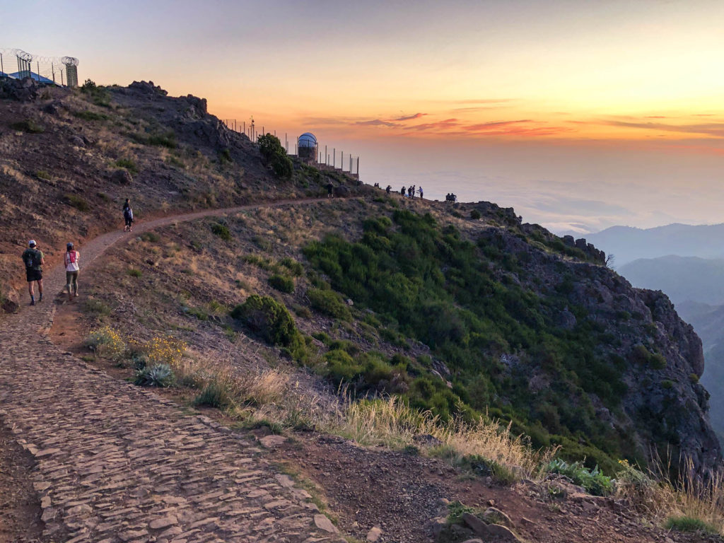 Image Pico do Arieiro lever de soleil