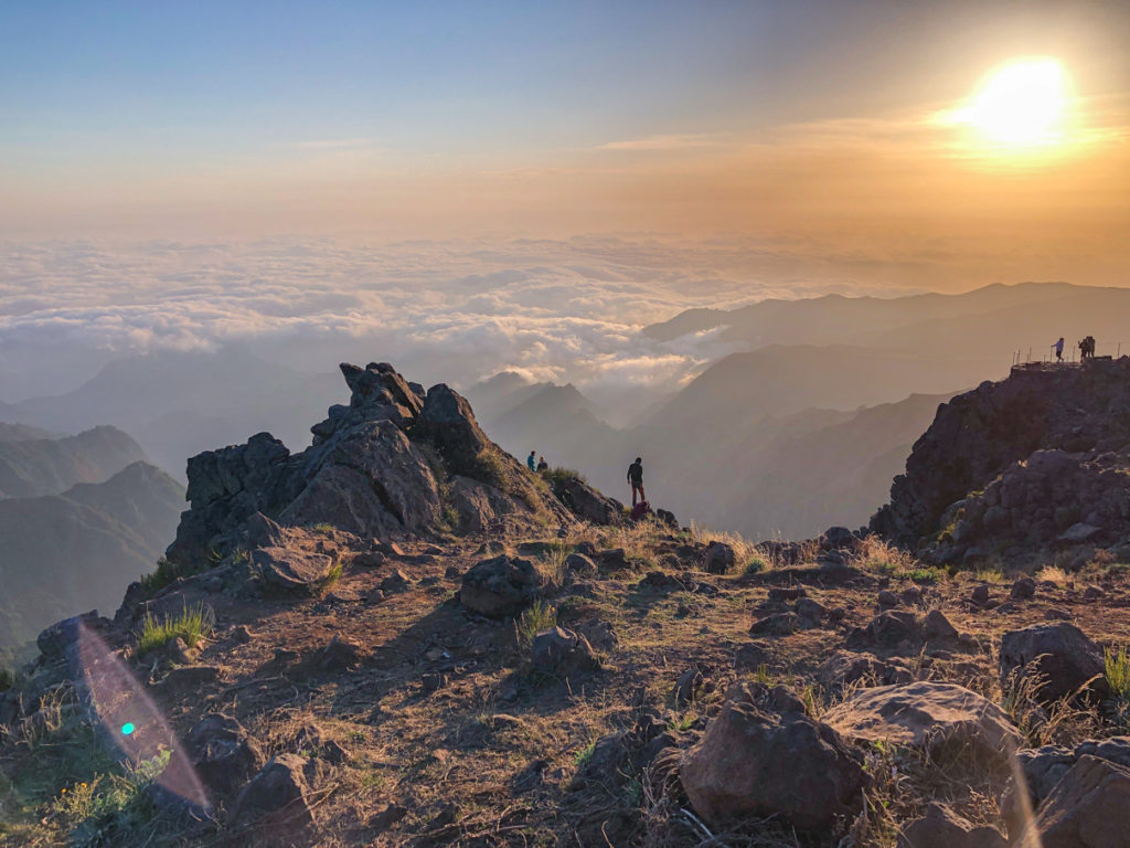 Image Pico do Arieiro lever de soleil